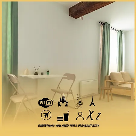 Gate One - Cdg 20' - Asterix 20' - 30' Appartement *